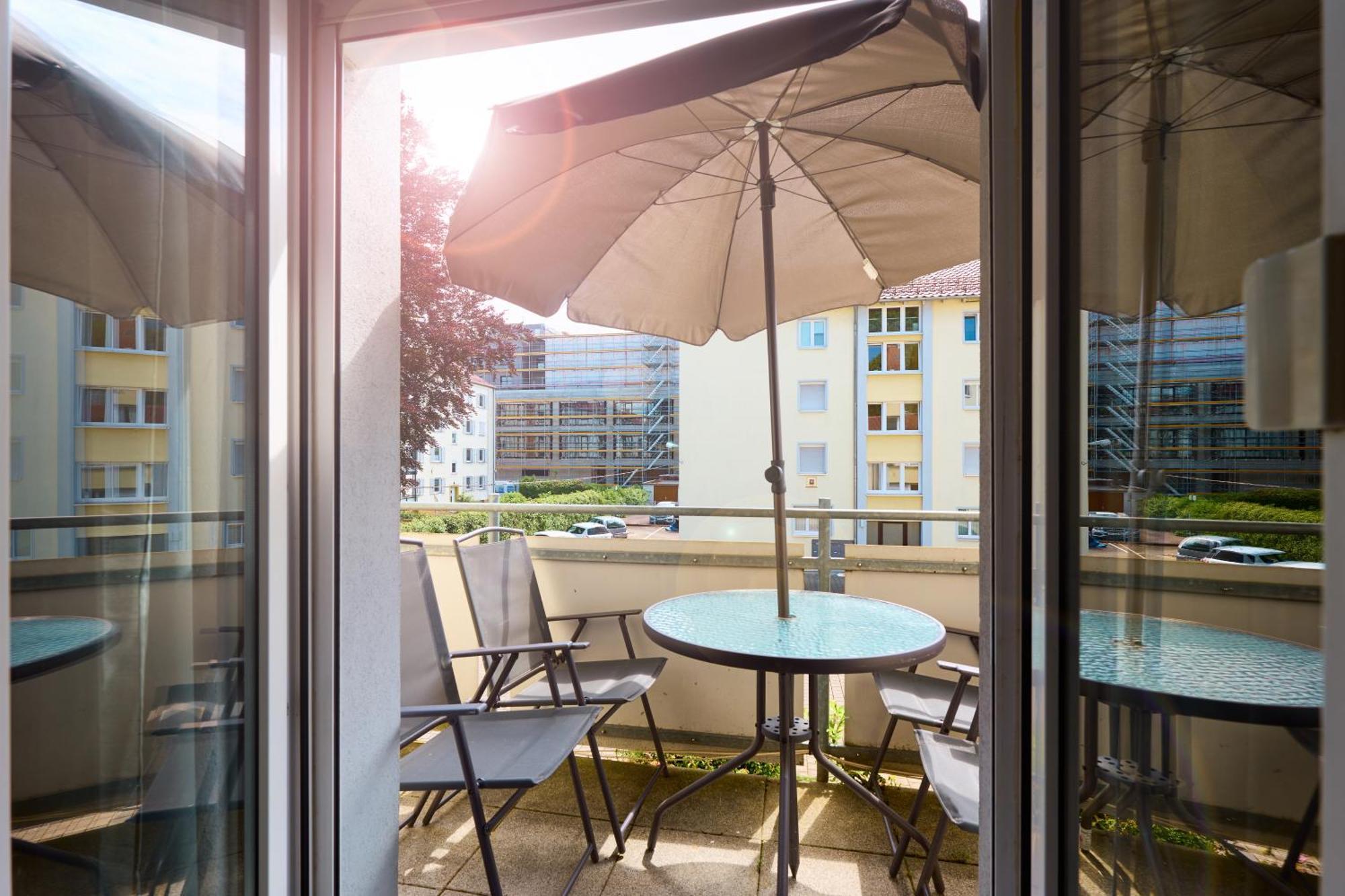 Dreams, 3 Schlafzimmer, Parkplatz, Stadtzentrum Neu-Ulm Exteriör bild