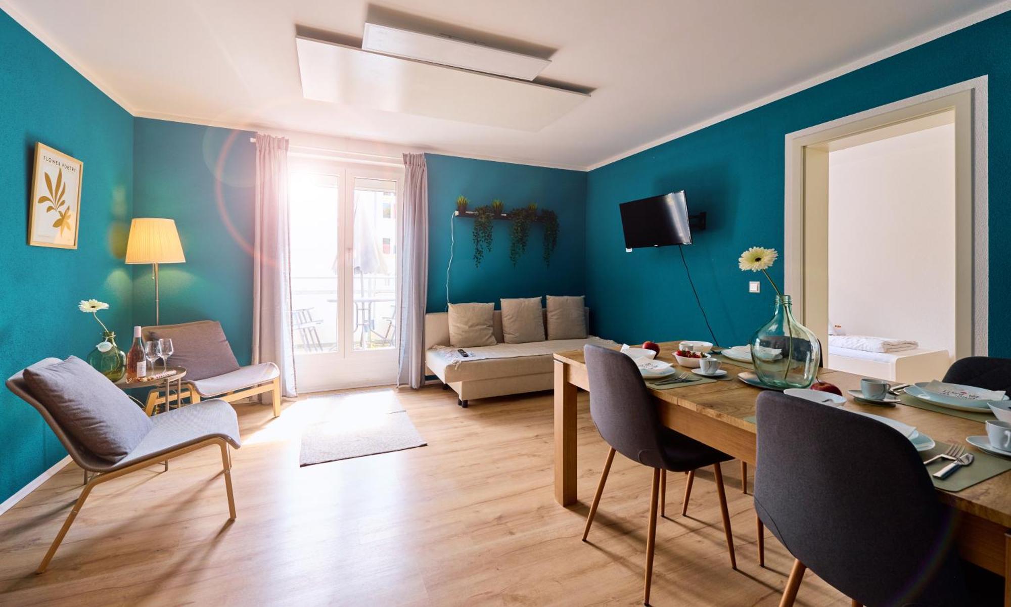 Dreams, 3 Schlafzimmer, Parkplatz, Stadtzentrum Neu-Ulm Exteriör bild